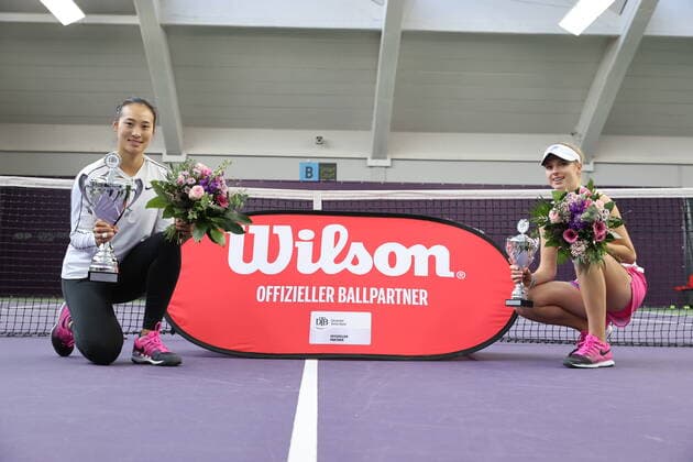 Tennis, ITF Tennis Future Hamburg, Final, Qinwen Zheng wins against Linda Fruhvirtova