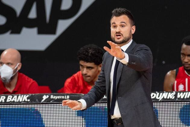 Assistant Coach Adriano Vertemati FC Bayern , FC Bayern Basketball vs Hamburg Towers, BBL, 17 01 2021 Muenchen Bayern Germany Copyright: xkolbert-press UlrichxGamelx