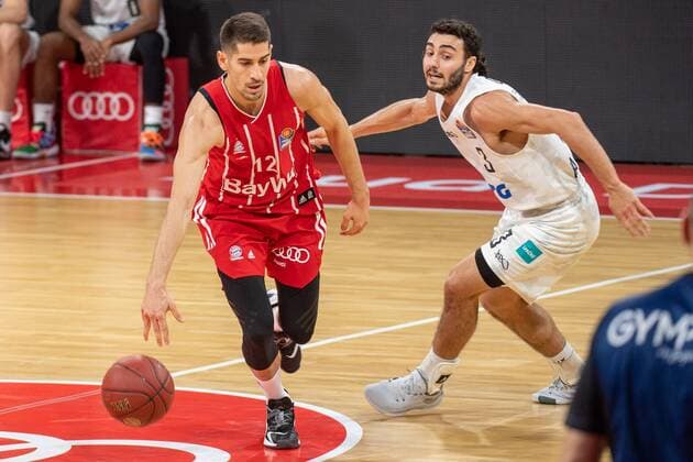 Diego Flaccadori 12 FC Bayern , Max Dileo 3 Hamburg Towers , FC Bayern Basketball vs Hamburg Towers, BBL, 17 01 2021 Muenchen Bayern Germany Copyright: xkolbert-press UlrichxGamelx