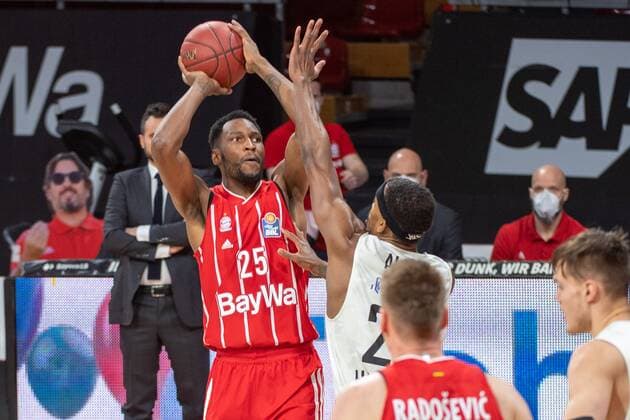 JaJuan Johnson 25 FC Bayern , FC Bayern Basketball vs Hamburg Towers, BBL, 17 01 2021 Munich Bavaria Germany Copyright: xkolbert-press UlrichxGamelx