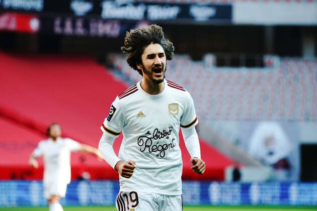 Yacine Adli (Bordeaux FC) FOOTBALL : OGC Nice vs Bordeaux - Ligue 1 Uber Eats - Nice - 16 01 2021 NorbertScanella PanoramiC 
