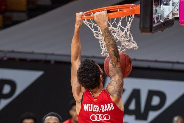 Nick Weiler Babb 0 FC Bayern , dunk, FC Bayern Basketball vs Hamburg Towers, BBL, 17 01 2021 Muenchen Bayern Germany Copyright: xkolbert-press UlrichxGamelx