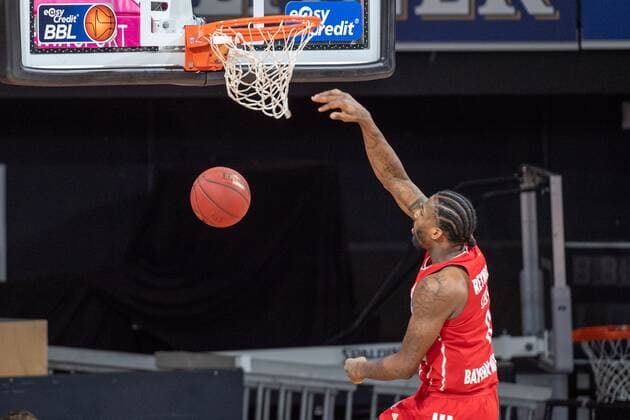 Jalen Reynolds 8 FC Bayern , FC Bayern Basketball vs Hamburg Towers, BBL, 17 01 2021 Munich Bavaria Germany Copyright: xkolbert-press UlrichxGamelx