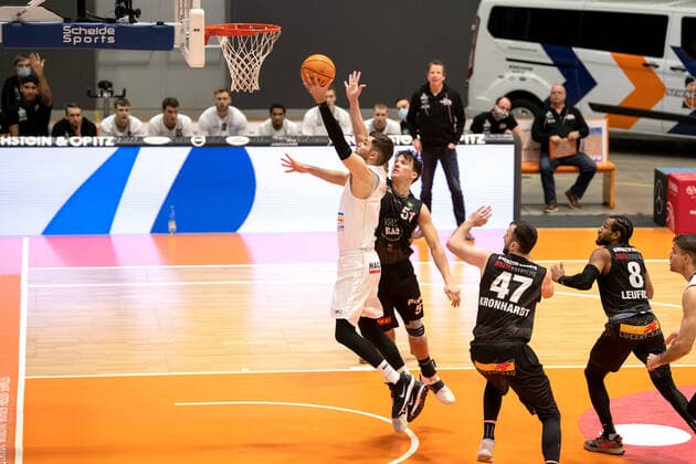 Basketball, 2. BL, ProA, Science City Jena - VfL Kirchheim Knights