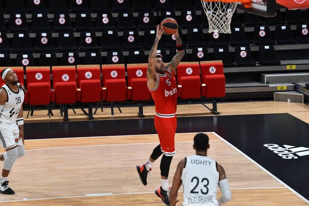 Georgios Printezis (olympiakos) BASKETBALL : LDLC ASVEL vs Olympiakos Le Piree - Euroleague - 19 01 2021 FredericChambert Panoramic 