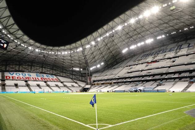 Stade vÃ lodrome de Marseille FOOTBALL : Olympique de Marseille vs RC Lens - Ligue 1 Uber Eats - Marseille - 20 01 2021 NorbertScanella PanoramiC 