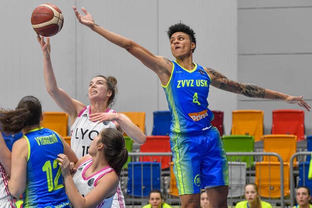 Basketball, Euroleague, Women, ASVEL Villeurbanne Lyon - USK Prague