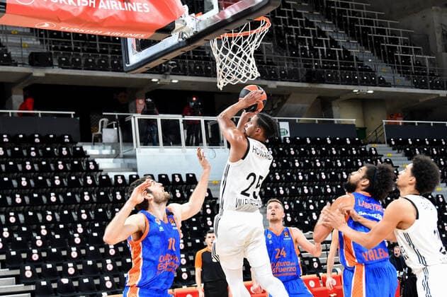 Wimmiam Howard (asvel) BASKETBALL : LDLC ASVEL vs Valence - Euroleague - 21 01 2021 FredericChambert Panoramic 