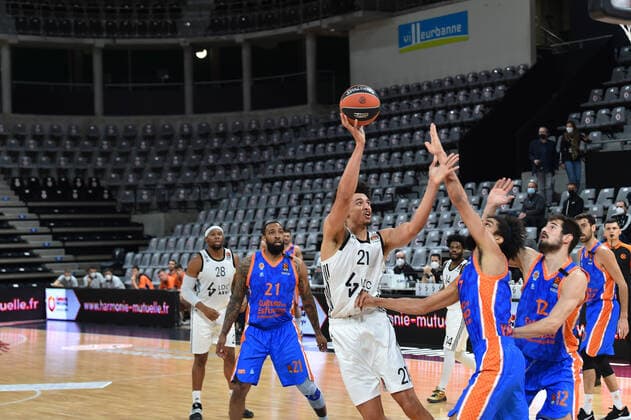 Ismael Bako (asvel) BASKETBALL : LDLC ASVEL vs Valence - Euroleague - 21 01 2021 FredericChambert Panoramic 