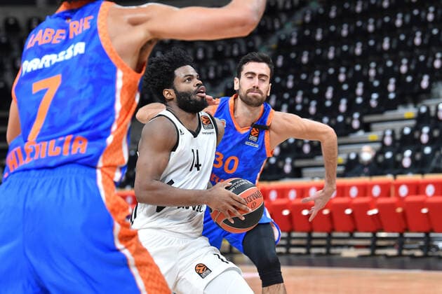 Derrick Walton JR (asvel) BASKETBALL : LDLC ASVEL vs Valence - Euroleague - 21 01 2021 FredericChambert Panoramic 