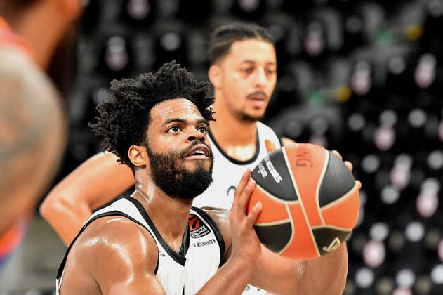 Derrick Walton JR (asvel) BASKETBALL : LDLC ASVEL vs Valence - Euroleague - 21 01 2021 FredericChambert Panoramic 