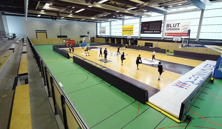 Basketball 2 Bundesliga 2020 2021 Tigers Tuebingen 22 01 2021 Training of the Tigers Tuebingen in the Volksbank Arena in Rottenburg Overview