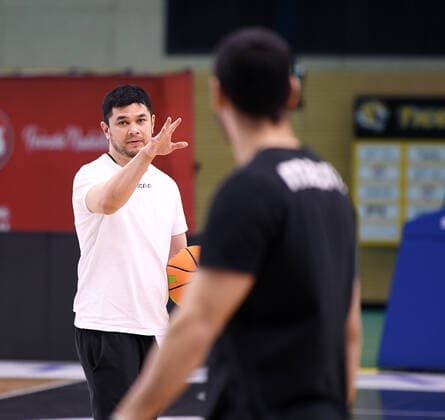 Basketball 2 Bundesliga 2020 2021 Tigers Tuebingen 22 01 2021 Training of the Tigers Tuebingen in the Volksbank Arena in Rottenburg Coach Daniel Jansson