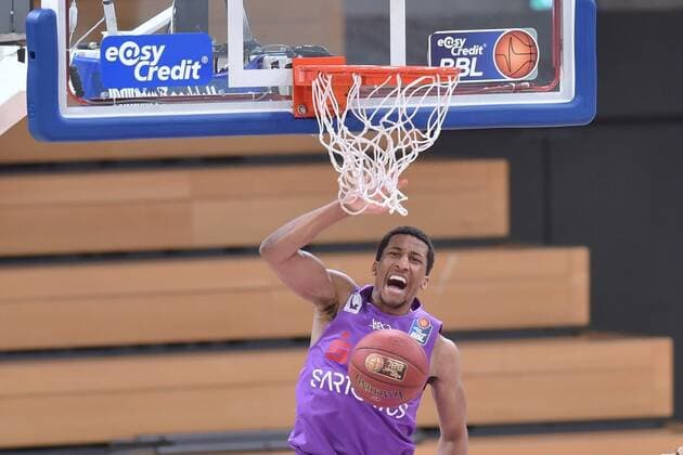 Basket by Aubrey Dawkins BG Goettingen , Basketball, Bundesliga, BBL, BG Goettingen SC Rasta Vechta, 22 01 2021, BG Goettingen SC Rasta Vechta, Basketball, Bundesliga, GER, BBL, 22 01 2021 Goettingen Copyright: xSippel xEibner-Pressefotox EP_rsl