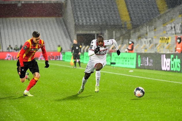 13 HASSANE KAMARA (NICE) FOOTBALL : Lens vs Nice - Ligue 1 Uber Eats - 23 01 2021 FEP Panoramic 