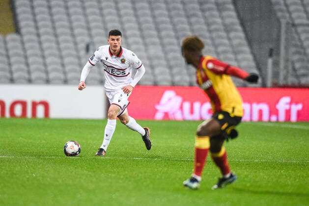 Flavius DANILIUC ( 5 - Nice ) - FOOTBALL : Lens vs Nice - Ligue 1 - Lens - 23 01 2021 FedericoPestellini Panoramic 
