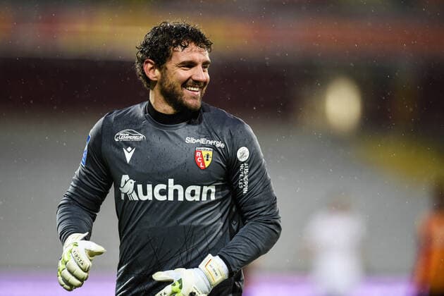 Jean Louis LECA ( 16 - Lens ) - FOOTBALL : Lens vs Nice - Ligue 1 - Lens - 23 01 2021 FedericoPestellini Panoramic 