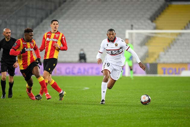 29 JEFF REINE ADELAIDE (NICE) FOOTBALL : Lens vs Nice - Ligue 1 Uber Eats - 23 01 2021 FEP Panoramic 