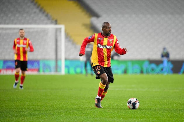 10 GAEL KAKUTA (LENS) FOOTBALL : Lens vs Nice - Ligue 1 Uber Eats - 23 01 2021 FEP Panoramic 