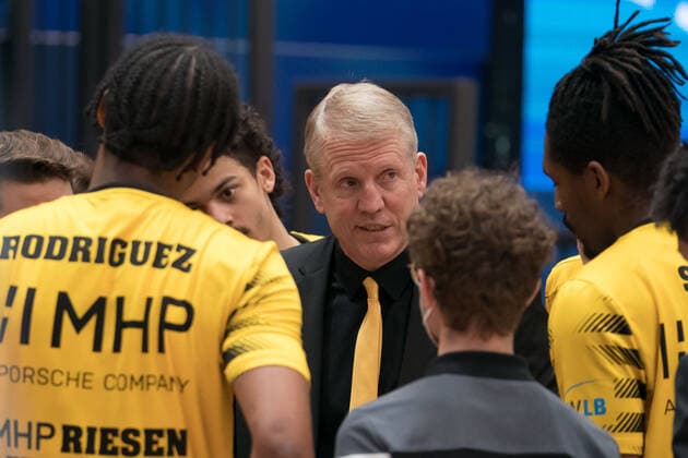 Syntainics MBC MHP Riesen Ludwigsburg, Basketball, Bundesliga, Maenner, 14 Spieltag, 23 01 2021, Head Coach John Patrick Ludwigsburg Syntainics MBC MHP Riesen Ludwigsburg, Basketball, Bundesliga, Maenner, 14 Spieltag, 23 01 2021, Weissenfels Copyright: xSchulz Eibner-Pressefotox ep_esz