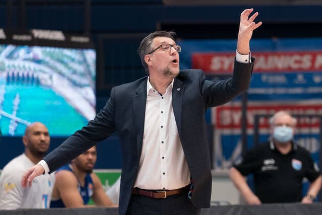 Syntainics MBC MHP Riesen Ludwigsburg, Basketball, Bundesliga, Maenner, 14 Spieltag, 23 01 2021, Head Coach Silvano Poropat MBC Syntainics MBC MHP Riesen Ludwigsburg, Basketball, Bundesliga, Maenner, 14 Spieltag, 23 01 2021, Weissenfels Copyright: xSchulz Eibner-Pressefotox ep_esz