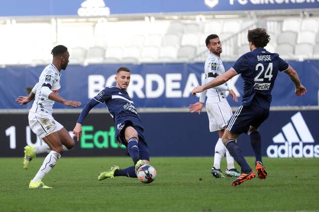 28 REMI OUDIN (BOR) FOOTBALL : Bordeaux vs Angers - Ligue 1 Uber Eats - 24 01 2021 FEP Panoramic 