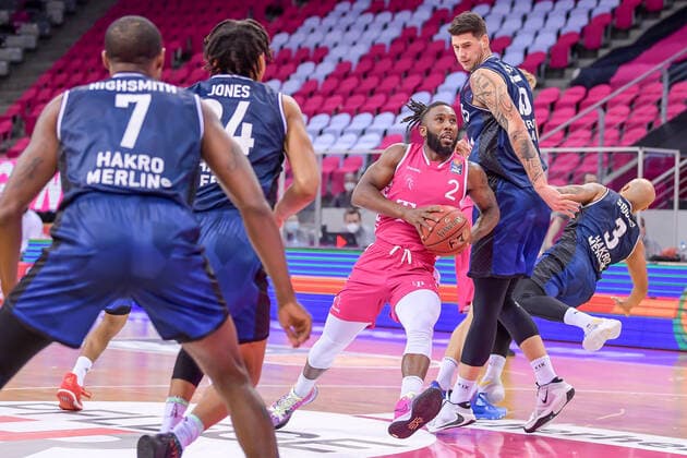easyCredit BBL, Telekom Baskets Bonn vs HAKRO Merlins Crailsheim, 24 01 2021 Xavier Pollard Telekom Baskets Bonn 2 , easyCredit BBL, Telekom Baskets Bonn vs HAKRO Merlins Crailsheim on 24 01 2021 at Telekom Dome Bonn, Bonn Nordrhein Westfalen Copyright: xBEAUTIFULxSPORTS Mueller-Laschetx