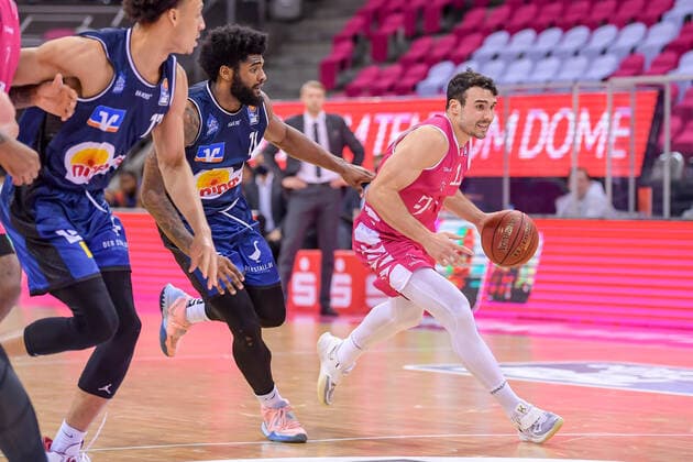 easyCredit BBL, Telekom Baskets Bonn vs HAKRO Merlins Crailsheim, 24 01 2021 Anthony DiLeo Telekom Baskets Bonn 11 , easyCredit BBL, Telekom Baskets Bonn vs HAKRO Merlins Crailsheim on 24 01 2021 at Telekom Dome Bonn, Bonn Nordrhein Westfalen Copyright: xBEAUTIFULxSPORTS Mueller-Laschetx