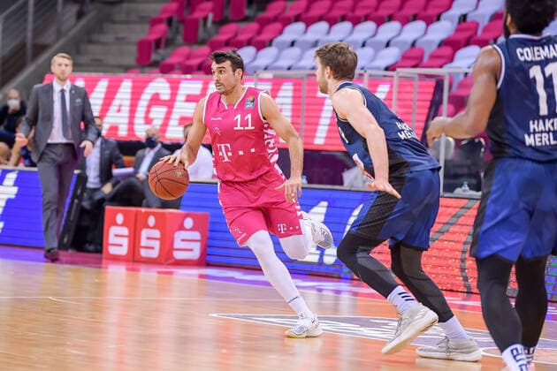 easyCredit BBL, Telekom Baskets Bonn vs HAKRO Merlins Crailsheim, 24 01 2021 Anthony DiLeo Telekom Baskets Bonn 11 , easyCredit BBL, Telekom Baskets Bonn vs HAKRO Merlins Crailsheim on 24 01 2021 at Telekom Dome Bonn, Bonn Nordrhein Westfalen Copyright: xBEAUTIFULxSPORTS Mueller-Laschetx