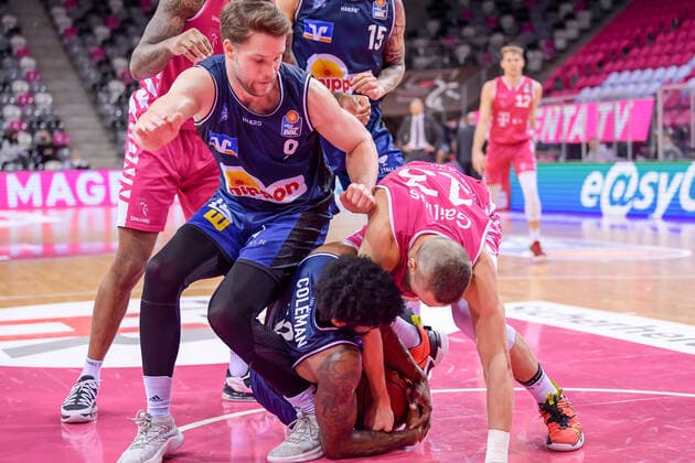 easyCredit BBL, Telekom Baskets Bonn vs HAKRO Merlins Crailsheim, 24 01 2021 Deividas Gailius Telekom Baskets Bonn 13 , easyCredit BBL, Telekom Baskets Bonn vs HAKRO Merlins Crailsheim on 24 01 2021 at Telekom Dome Bonn, Bonn Nordrhein Westfalen Copyright: xBEAUTIFULxSPORTS Mueller-Laschetx