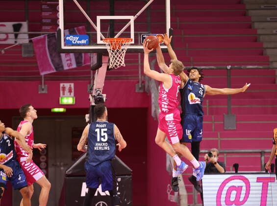 Benjamin Lischka Telekom Baskets Bonn vs HAKRO Merlins Crailsheim easyCredit BBL 1 Bundesliga , Season 2020 2021 , Matchday 14