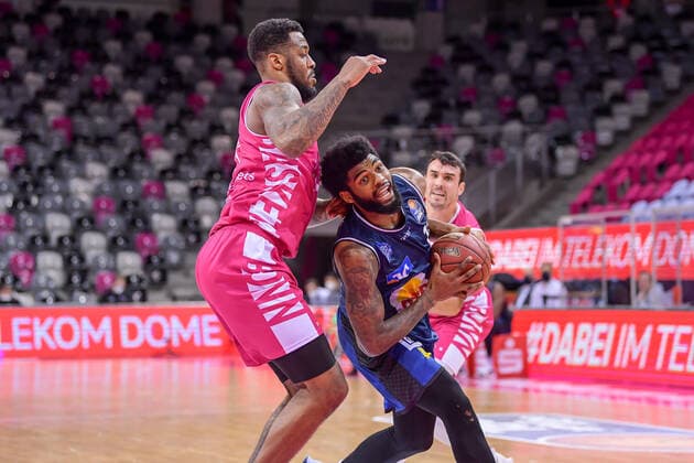 easyCredit BBL, Telekom Baskets Bonn vs HAKRO Merlins Crailsheim, 24 01 2021 Tim Coleman HAKRO Merlins Crailsheim 11 , easyCredit BBL, Telekom Baskets Bonn vs HAKRO Merlins Crailsheim on 24 01 2021 at Telekom Dome Bonn, Bonn Nordrhein Westfalen Copyright: xBEAUTIFULxSPORTS Mueller-Laschetx