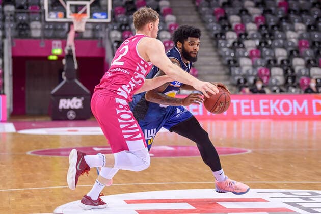 easyCredit BBL, Telekom Baskets Bonn vs HAKRO Merlins Crailsheim, 24 01 2021 Tim Coleman HAKRO Merlins Crailsheim 11 , easyCredit BBL, Telekom Baskets Bonn vs HAKRO Merlins Crailsheim on 24 01 2021 at Telekom Dome Bonn, Bonn Nordrhein Westfalen Copyright: xBEAUTIFULxSPORTS Mueller-Laschetx