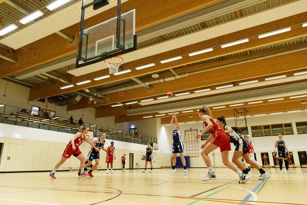 Hannover, Germany 24 January 2021 1 BBL Women 2020 2021 TK Hannover vs XCYDE Angels Noerdlingen The team from Noerdlingen during the free throw Sporthalle Birkenstraße Niedersachsen Copyright: xFotostandx xxMattheyx