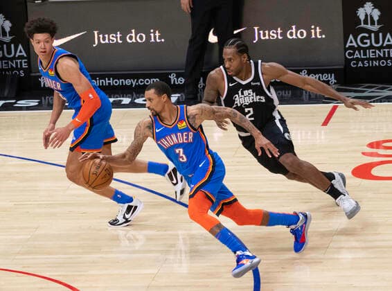 Basketball, NBA, Los Angeles Clippers - Oklahoma City Thunder
