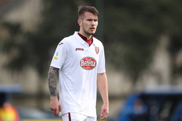 Krisztofer Horvath of Torino FC during the Primavera 1 match at Suning Youth Development Center, Milano. Picture date: 23rd January 2021. Picture credit should read: Jonathan Moscrop Sportimage EDITORIAL USE ONLY. No use with unauthorised audio, video, data, fixture lists, club league logos or live services. Online in-match use limited to 120 images, no video emulation. No use in betting, games or single club league player publications. SPI-0863-0032