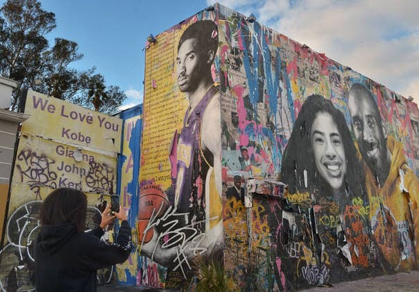 Basketball, Kobe Bryant murals in Los Angeles