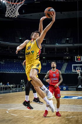 Basketball Berlin 27 01 2021 Season 2020 2021 Euroleague Regualar Season Alba Berlin vs ZSKA Moscow Simone Fontecchio Alba Berlin, No 20