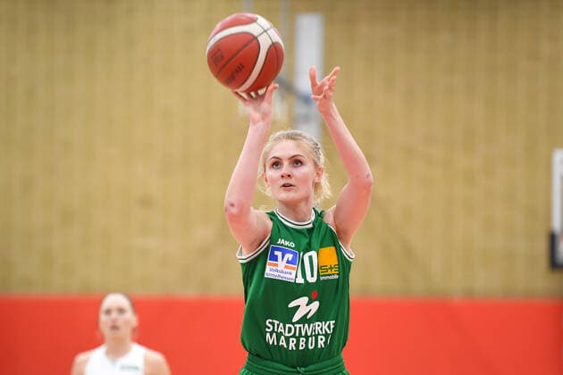Basketball Women 1 Bundesliga 11 Matchday Herner TC BC Pharmaserv Marburg on 27 01 2021 at the H2K Arena in Herne Hanna Marie Crymble Marburg xHDx