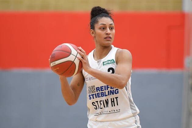 Basketball Women 1 Bundesliga 11 Matchday Herner TC BC Pharmaserv Marburg on 27 01 2021 at the H2K Arena in Herne Loryn Goodwin Herne xHDx