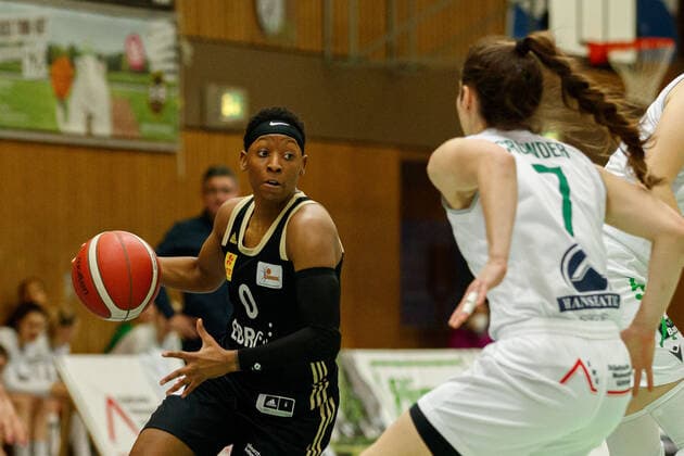 Goettingen, Germany 28 January 2021 1 DBBL 2020 2021 flippo Baskets BG 74 vs TK Hannover Stephanie Gardner Hannover Hall I at FKG Niedersachsen Copyright: xFotostandx xMattheyx