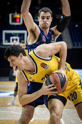 Basketball Berlin 29 01 2021 Season 2020 2021 Euroleague Regualar Season Alba Berlin vs Real Madrid Simone Fontecchio Alba Berlin, No 20