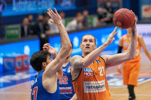Syntainics MBC Ratiopharm Ulm, Basketball, Bundesliga, Maenner, 15 Spieltag, 30 01 2021, v l mbc ulm Syntainics MBC ratiopharm ulm, Basketball, Bundesliga, Maenner, 15 Spieltag, 30 01 2021, Weissenfels Copyright: xSchulz Eibner-Pressefotox ep_esz
