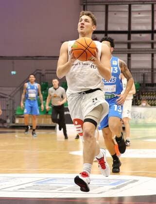 30 01 2021 Basketball Saison 2019 2020 2 Bundesliga Pro A 18 Spieltag Nürnberg Falcons Basketball Club NBC PS Karlsruhe LIONS DaMa Marcell Pongo 3, Nürnberg Falcons BC NBC
