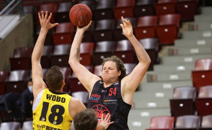 Ludwigsburg , Basketball easyCredit BBL Bundesliga , MHP RIESEN Ludwigsburg vs JobStairs GIESSEN 46ers , John Bryant Giessen