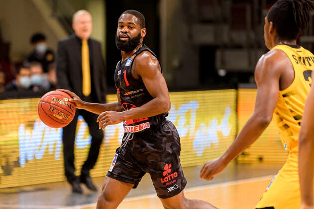 Ludwigsburg, Germany 30 January 2021 BBL 20 21 MHP Riesen Ludwigsburg vs JobStairs Giessen 46ers Jonathan Stark Giessen Ludwigsburg MHP Arena Baden Württemberg Germany