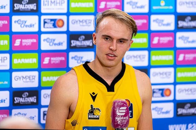 Ludwigsburg, Germany 30 January 2021 BBL 20 21 MHP Riesen Ludwigsburg vs JobStairs Giessen 46ers Lukas Herzog Ludwigsburg Ludwigsburg MHP Arena Baden Württemberg Germany