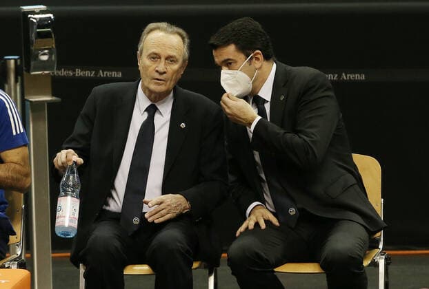Coach Aito Garcia Reneses, Co Coach Israel Gonzales Sport Basketball BBL Bundesliga Men Season 2020 2021 31 01 2021 ALBA Berlin vs RASTA Vechta