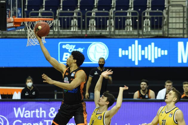 Jordan Barnett Rasta Vechta, 31 01 2021, BBL, Alba Berlin vs RASTA Vechta , at Mercedes Benz Arena, GER, Berlin, 31 01 2021, BBL, Alba vs RASTA Vechta Berlin Copyright: xUwexKoch xEibner-Pressefotox EP_ukh