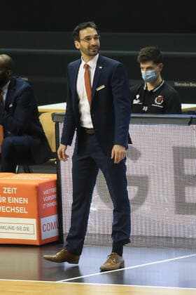 DEU, 1 BBL Alba Berlin vs RASTA Vechta , 31 01 2021, Mercedes Benz Arena, Berlin, DEU, 1 BBL Alba Berlin vs RASTA Vechta , in picture Head Coach Thomas Paech RASTA Vechta nordphotoxGmbHx xEngler nph00076